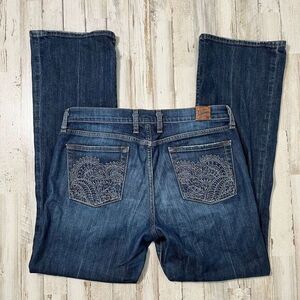 Vintage Y2k Lucky‎ Brand Henna Sweet N Low Jeans Dungarees Womens Size 12/31